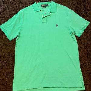 Mens Green Polo